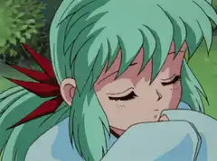 Sango sleeping then waking up