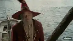 Wizard and Surfer Guy on a Boat