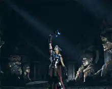Wonder Woman summons lightning