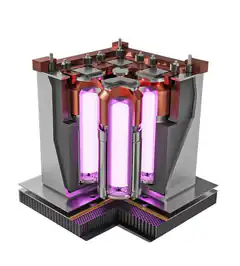 cutaway of a plasma reactor