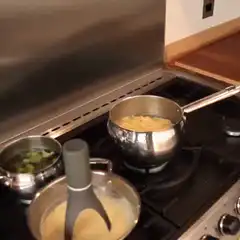 Handheld milk frother in use and cleaning