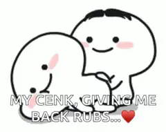 Cenk giving back rubs