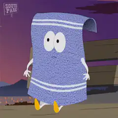 Towel character from South Park