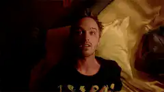 Thomas Jane lying in bed looking up