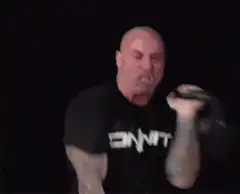 Dave Bautista swings kettlebell