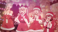 anime girls singing christmas carols