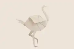 Origami Crane Standing