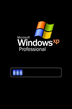 Windows XP Professional loading bar
