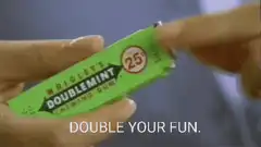 Wrigley's Doublemint Gum Double Your Fun
