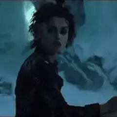 Wednesday Addams laser eyes