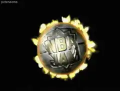 NBA Jam logo on fire