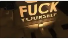 Go Fuck Yourself sign reveal
