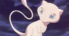 Mew sleeping peacefully