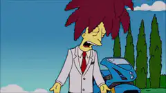 Waylon Smithers shrugging in disbelief