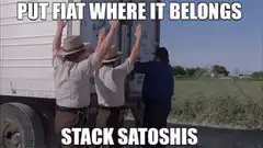 Put Fiat Where It Belongs Stack Satoshis