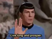 Spock Live Long and Prosper