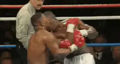 Boxer knocked out in ring