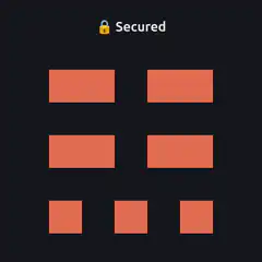 Secured with padlock emoji