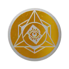 Golden Eye Coin 3D Animation