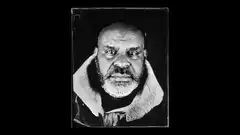 Black and white film strip portraits and scenes
