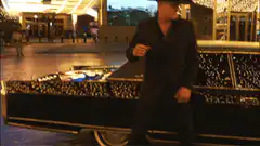 George Clooney cowboy dance