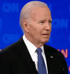 Joe Biden CNN Debate Confused Look