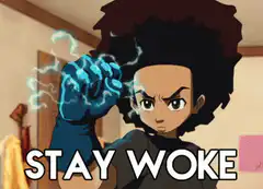 Stay Woke fist pump