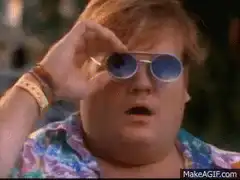 Oblivious Guy Sliding Down Glasses