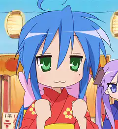 Konata Izumi excited at festival