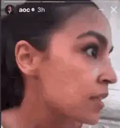 Alexandria Ocasio-Cortez side eye