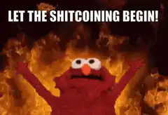 Elmo surrounded by fire