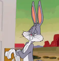 Bugs Bunny laughing