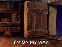 Dopey sneaking out I'm on my way