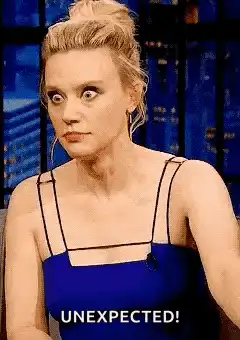 Kate McKinnon Unexpected Reaction