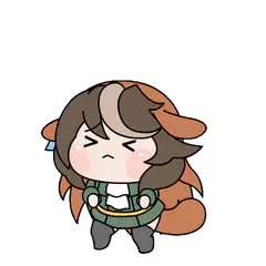 chibi character shaking with embarrassment