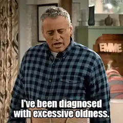Ross diagnosed with excessive oldness