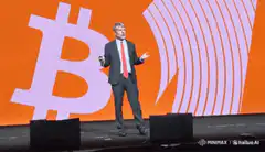Man on stage turns into rocket and flies to moon