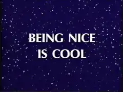 Being Nice Is Cool Starry Background