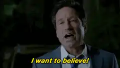 David Duchovny I want to believe