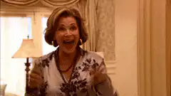 Bette Midler excited thumbs up