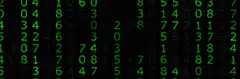 Matrix-style green digital rain