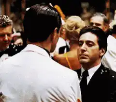 Sonny Corleone kisses Fredo