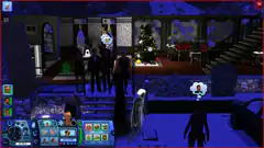 Sims 4 Christmas Party with Ghost