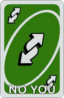 UNO No You Card