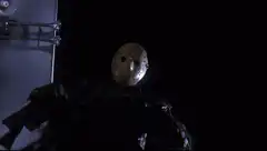 Jason Voorhees mask falling