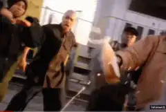 Man hits guy with fish