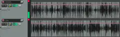 Audio waveform editor interface