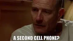 Walter White A Second Cell Phone
