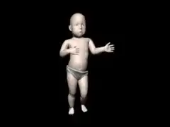 3d baby dancing