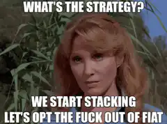 What's the strategy? We start stacking